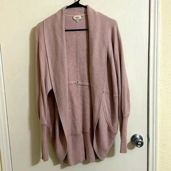 Wilfred Mauve Studded Oversized Cardigan - Picture 1 of 3